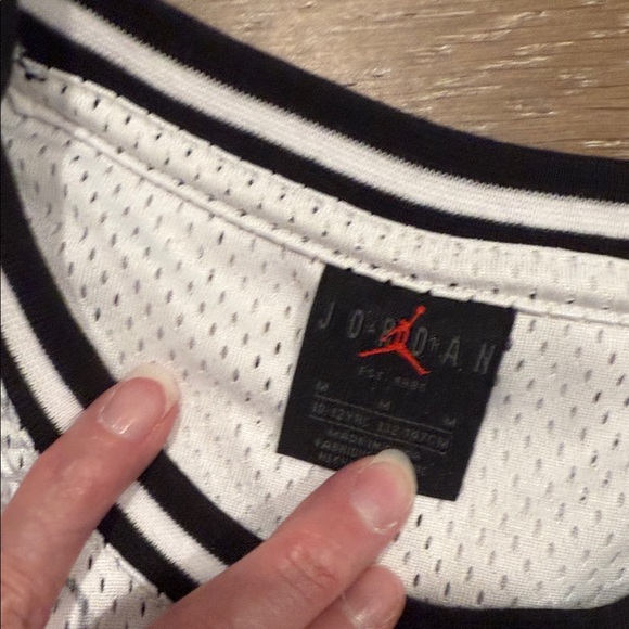 Jordan Kids Tank Top - White and Red - Picture 6 of 6